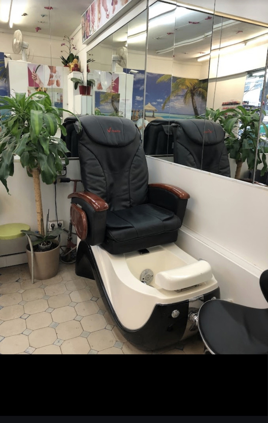 Intérieur du salon, espace pédicure